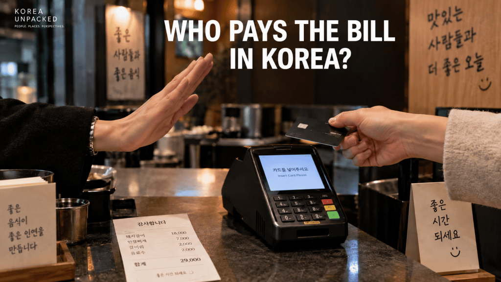 Who Pays the Bill in Korea? Usually the Senior Person — But Maybe Not&nbsp;Forever