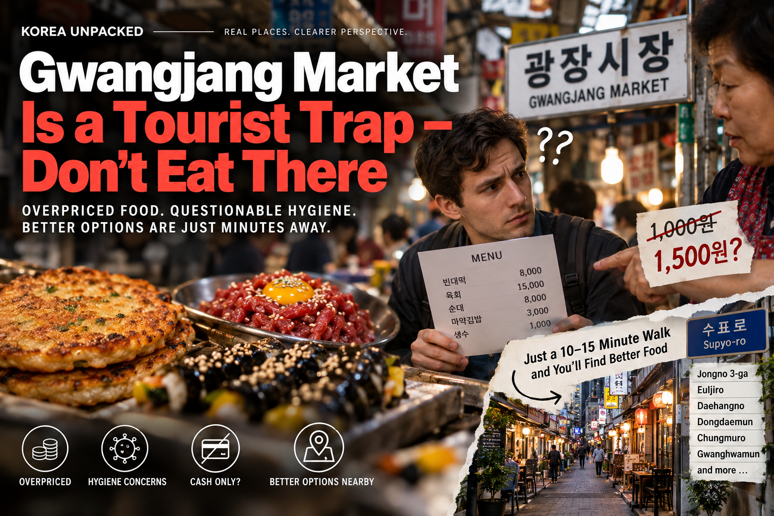 広蔵市場は本当に行くべき？韓国人が「食べる場所」として勧めない理由